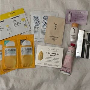 Skin and hair care samples